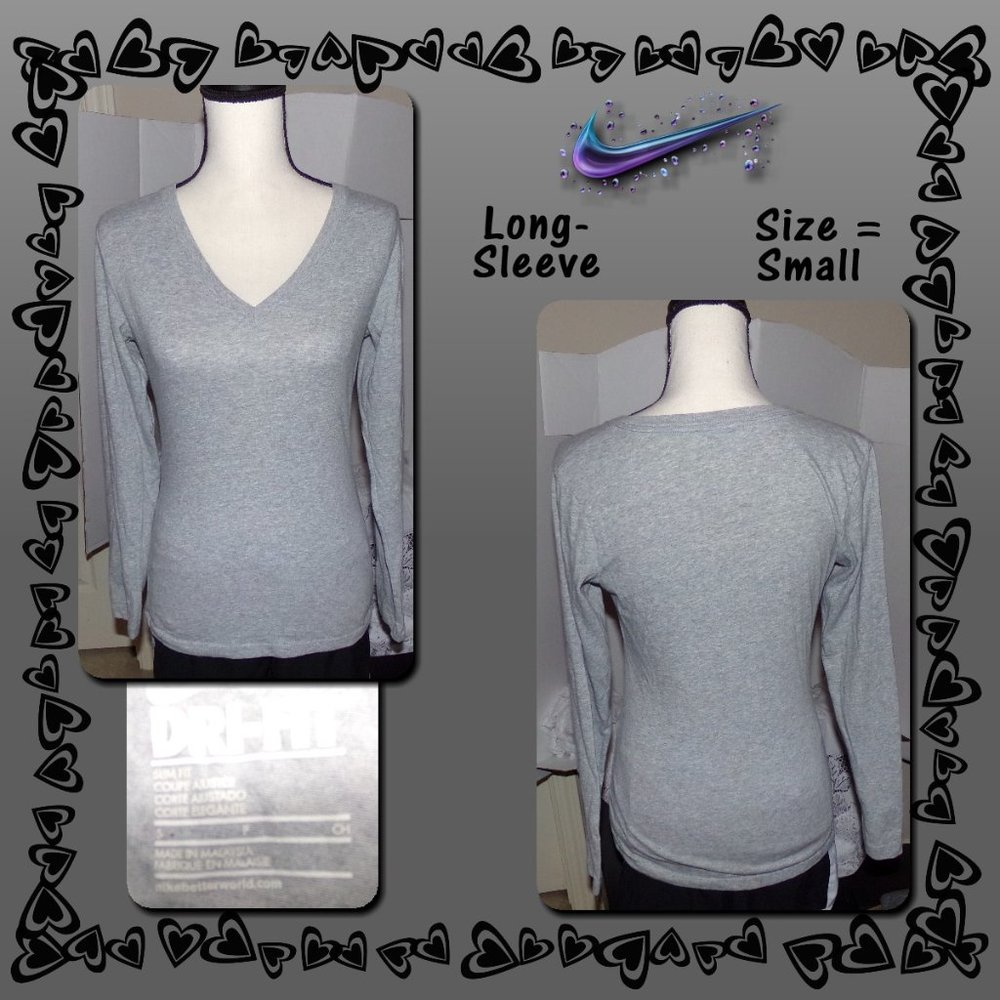 BOGO! Nike V-Neck Long Sleeve {L27}